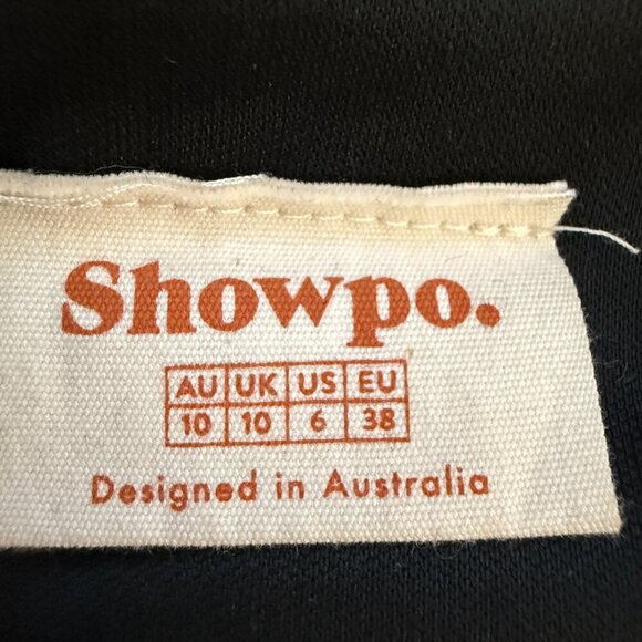 Showpo. Coming For You Mesh Midi Dress Women's 6 Black Formal Cocktail Party - Picture 13 of 13